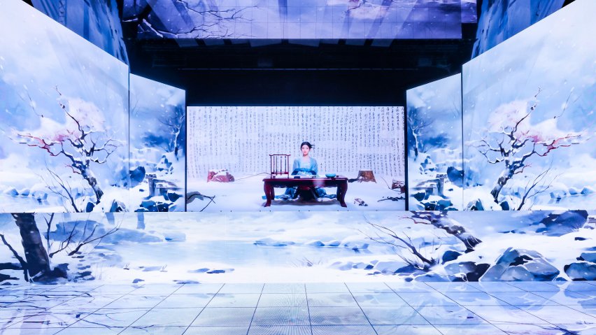 網(wǎng)易云音樂與小冰公司推出虛擬歌手陳水若演唱《風(fēng)雪千千》。主辦方供圖
